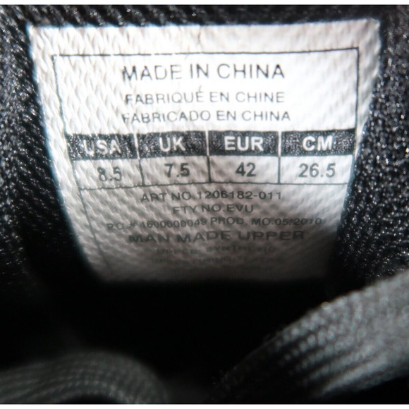 Under Armour Shoes Mens 8.5 Cleats Baseball Sport Black Molded Leadoff III Adult - Picture 11 of 13